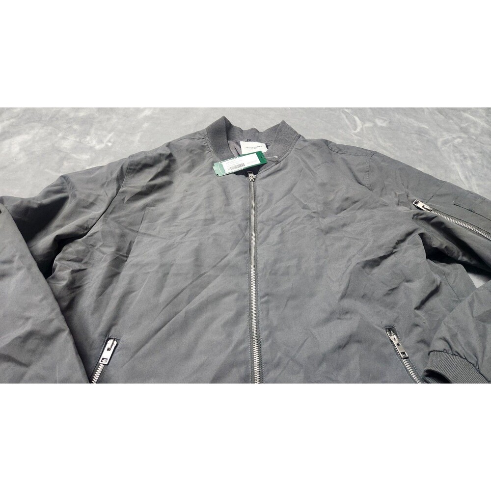 Jack &‎ Jones Dark Grey XXL JJ Erush Bomber Jacket NWT